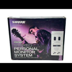 Shure PSM300 P3TR112TW H20 Wireless in-Ear Personal Monitoring System with SE112